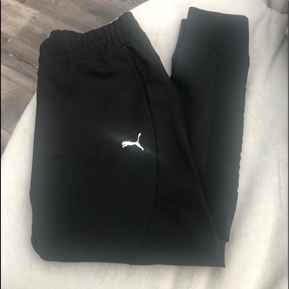 NWT L Puma black evostripe pants